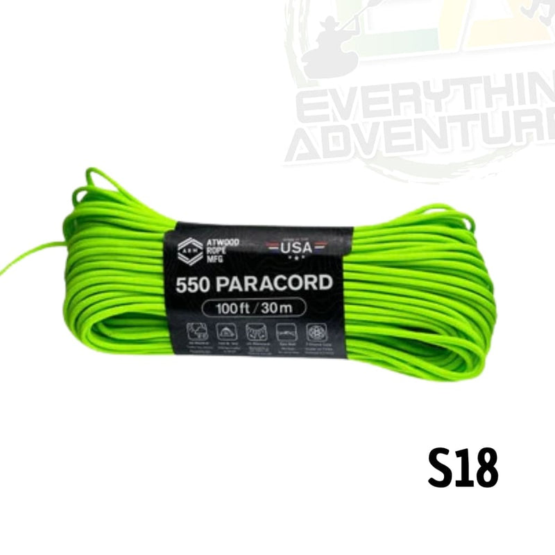 Cuerda Paracord 550 Atwood Ropes - 100 ft / 30m S18