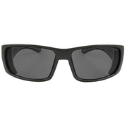 Lente Pipe Bomber Marco Negro Mate Lente Negro Foam Gris