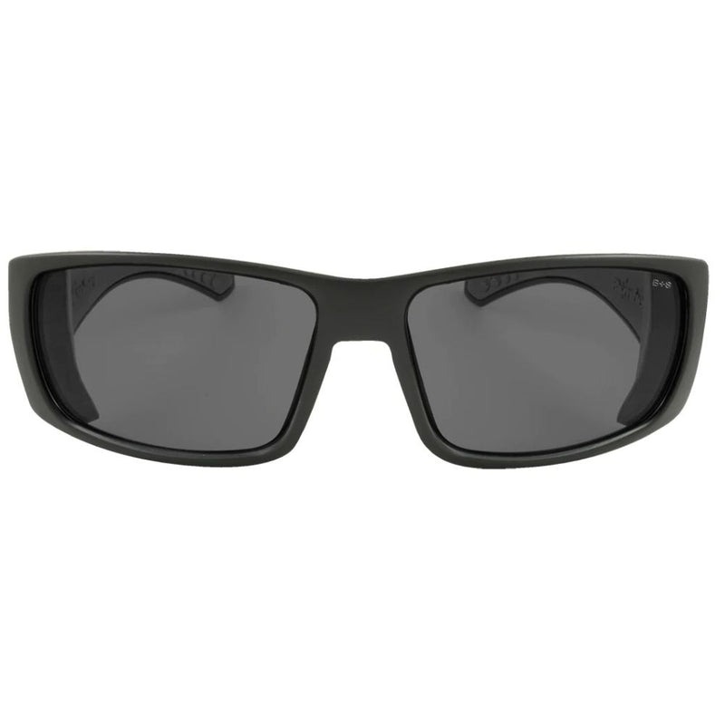 Lente Pipe Bomber Marco Negro Mate Lente Negro Foam Gris