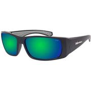 Lente Pipe Bomber Marco Negro Mate Lente Verde Foam Gris