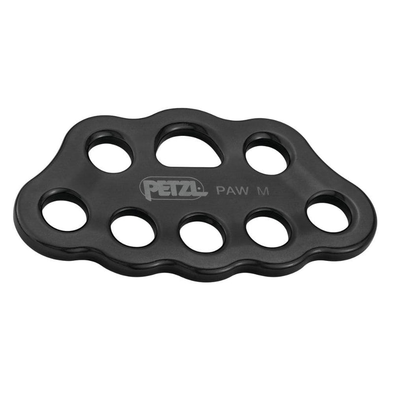Placa Multianclaje Petzl Paw M Negro