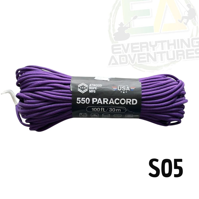 Cuerda Paracord 550 Atwood Ropes - 100 ft / 30m