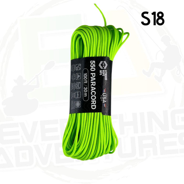 Cuerda paracord 10 metros - Verde — Aventureros