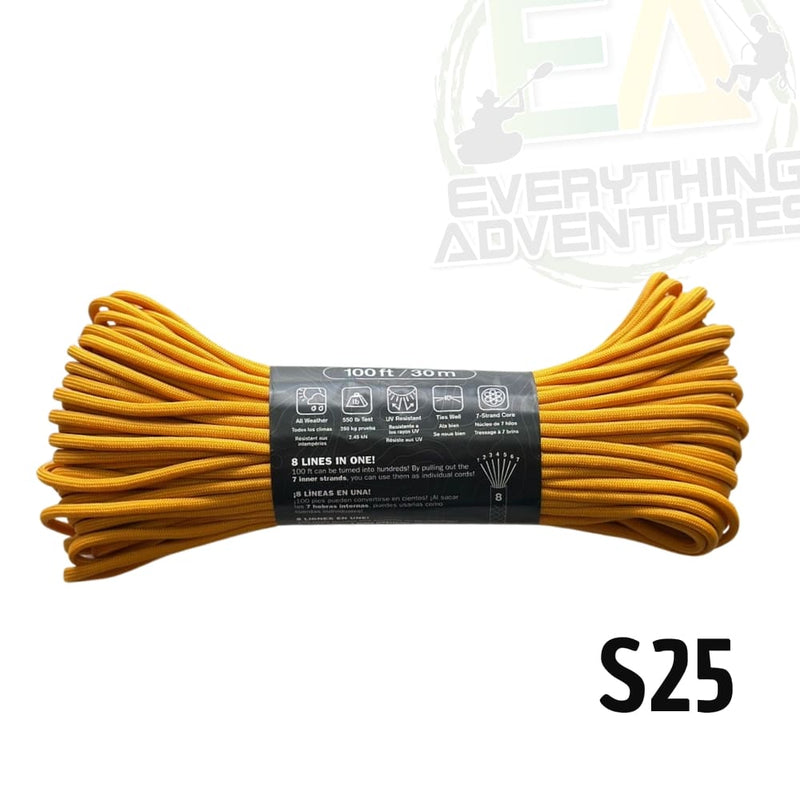 Cuerda Paracord 550 Atwood Ropes - 100 ft / 30m