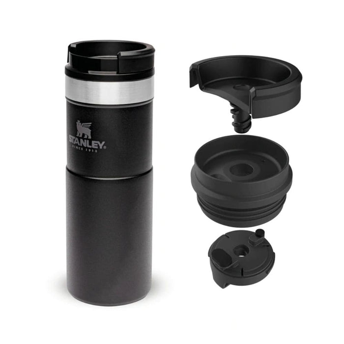 Vaso Térmico Stanley NeverLeak 16oz (470ml) Matte Black Pebble