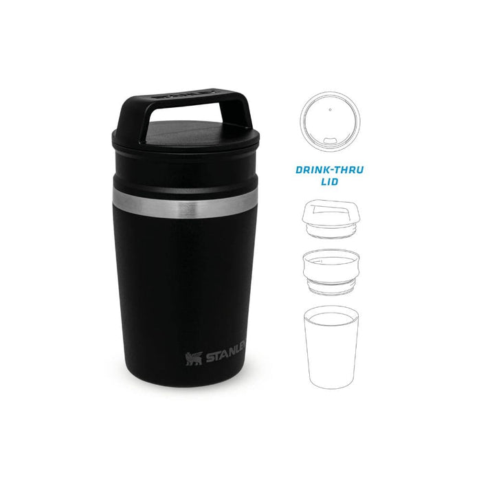 Vaso Stanley Shortstack 8oz (230ml) Matte Black Pebble