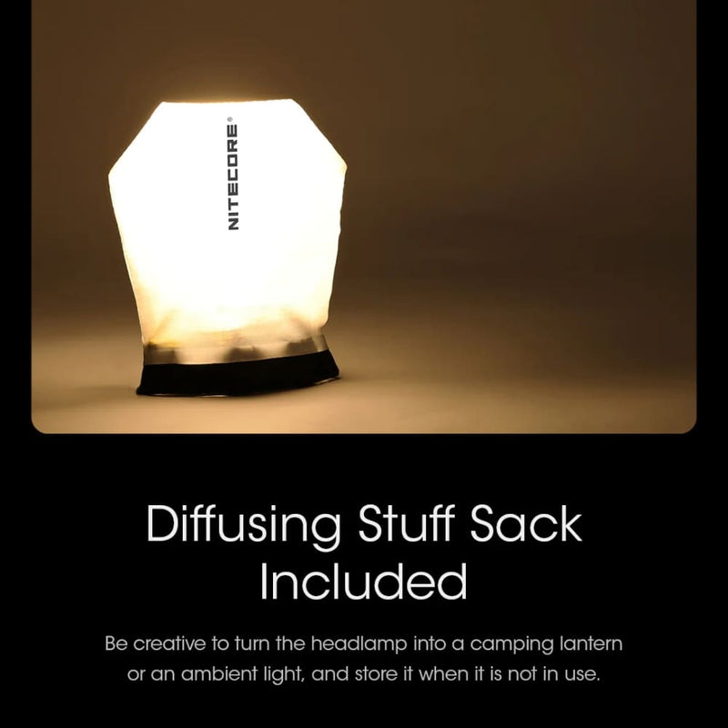 Linterna de Cabeza Nitecore UT27 800 Lúmenes