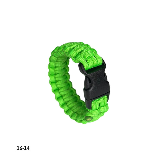 Pulsera Paracord Verde (16-14)