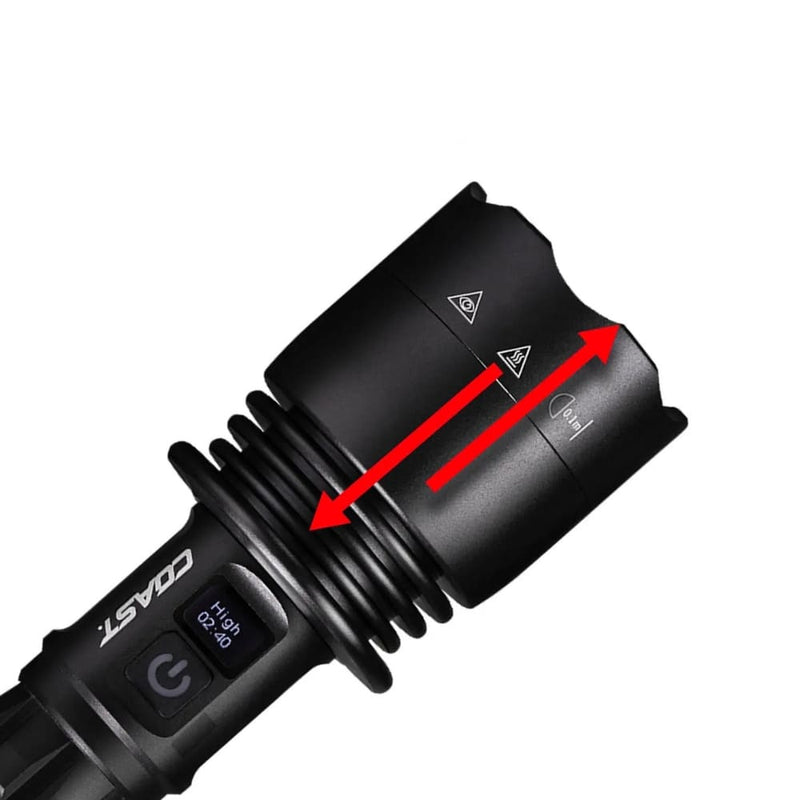 Linterna Coast XP40R 8000 Lúmenes Recargable