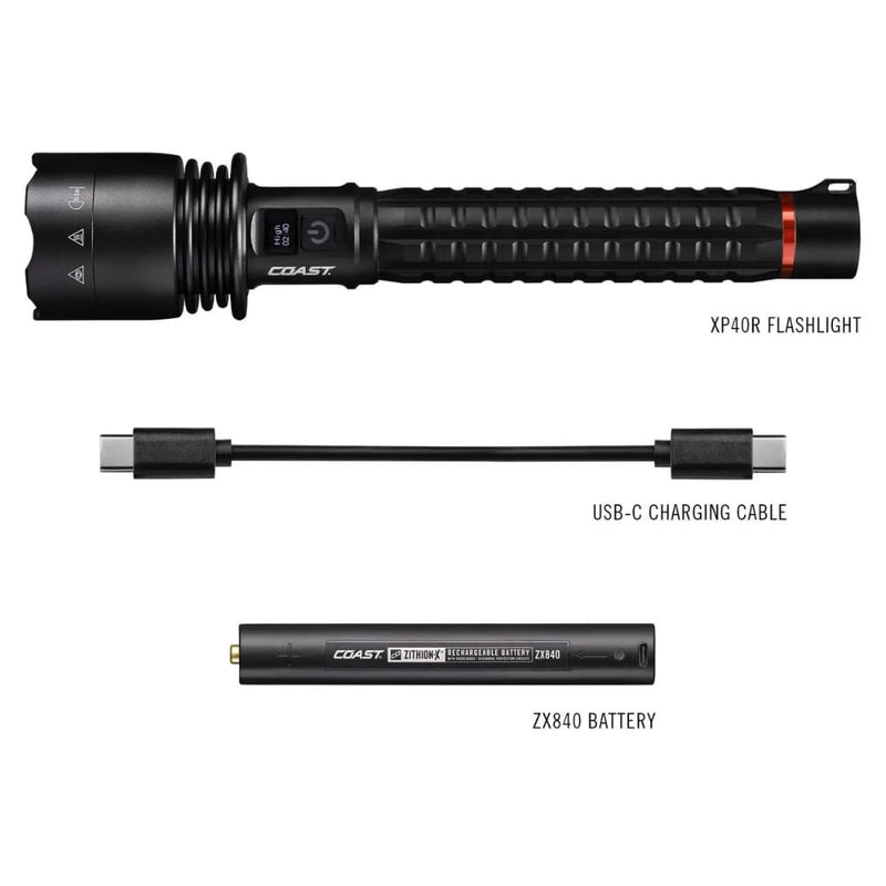 Linterna Coast XP40R 8000 Lúmenes Recargable