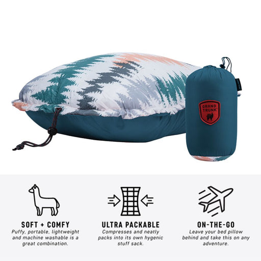 Almohada Comprimible para Viajar Grand Trunk Peacock Green