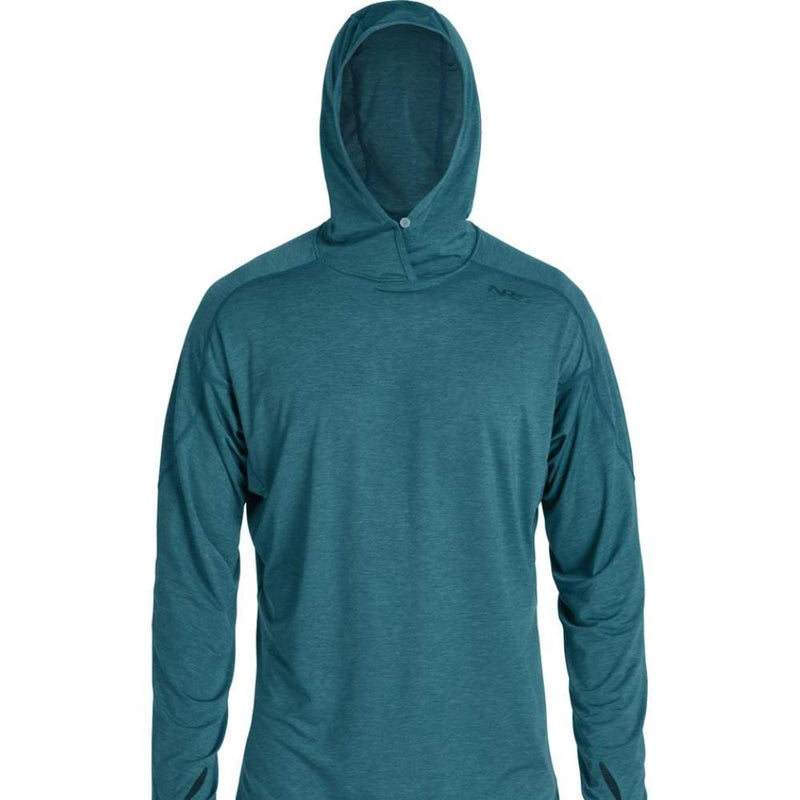 Camisa NRS Men´s Silkweight Hoodie Mediterranea