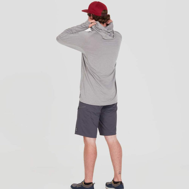 Camisa NRS Men´s Silkweight Hoodie Sharkskin