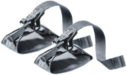 KC Foot Loops Deuter grises, dos unidades, con correas ajustables y hebillas para fijación.