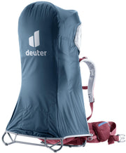 Funda de lluvia Deuter KC Raincover Deluxe azul para mochila portabebés. Protege a tu hijo del mal tiempo.