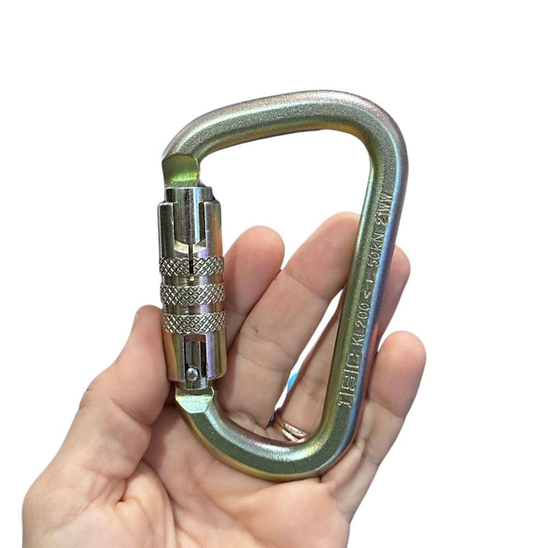 Mosquetón Acero Automático ISC Offset D 50kn KL200TL