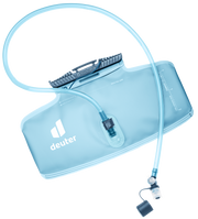 Bolsa de hidratación Deuter Streamer SQ 1.5 L, transparente azul claro con tubo y válvula de mordida para mochila