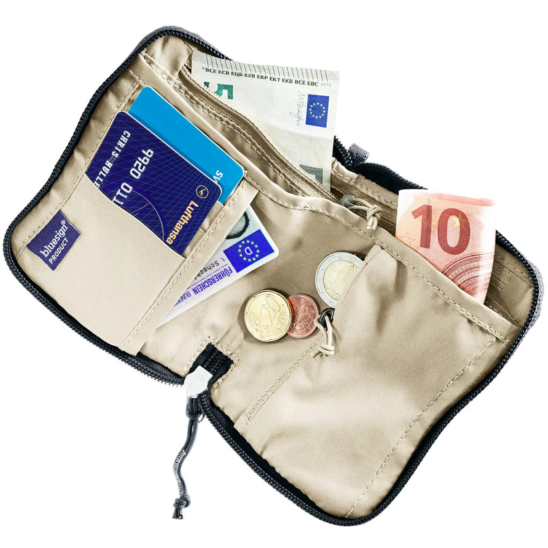 Zip Wallet Deuter, color Black Desert, imagen 3