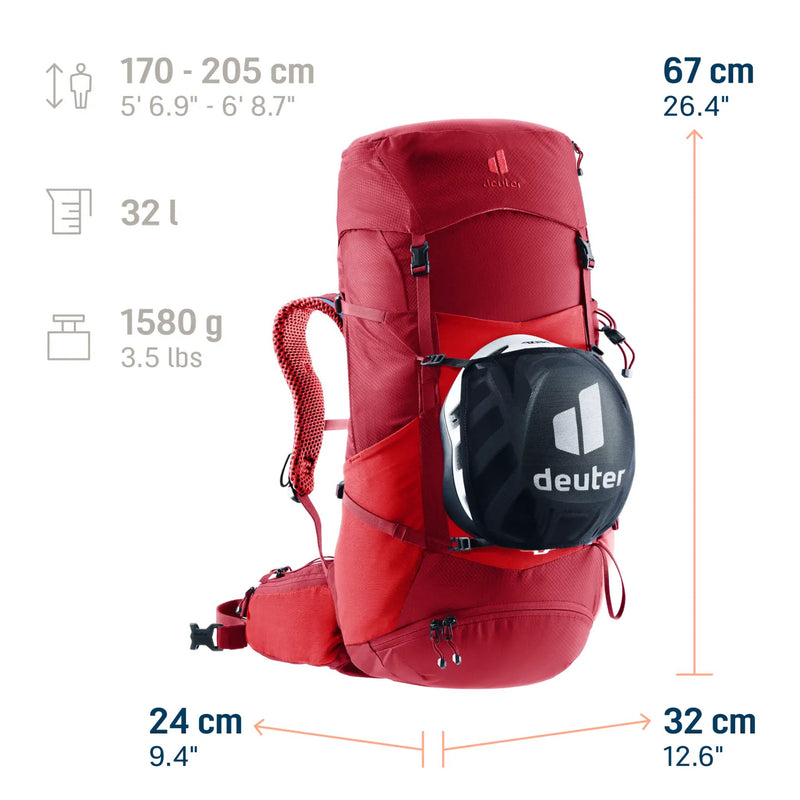 Futura Pro 32 Deuter en color Cherry / Masala