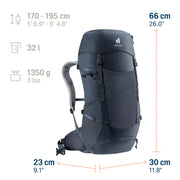 Futura 32 Deuter en color Black