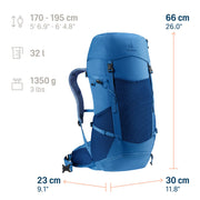 Futura 32 Deuter en color Nightblue / Baltic