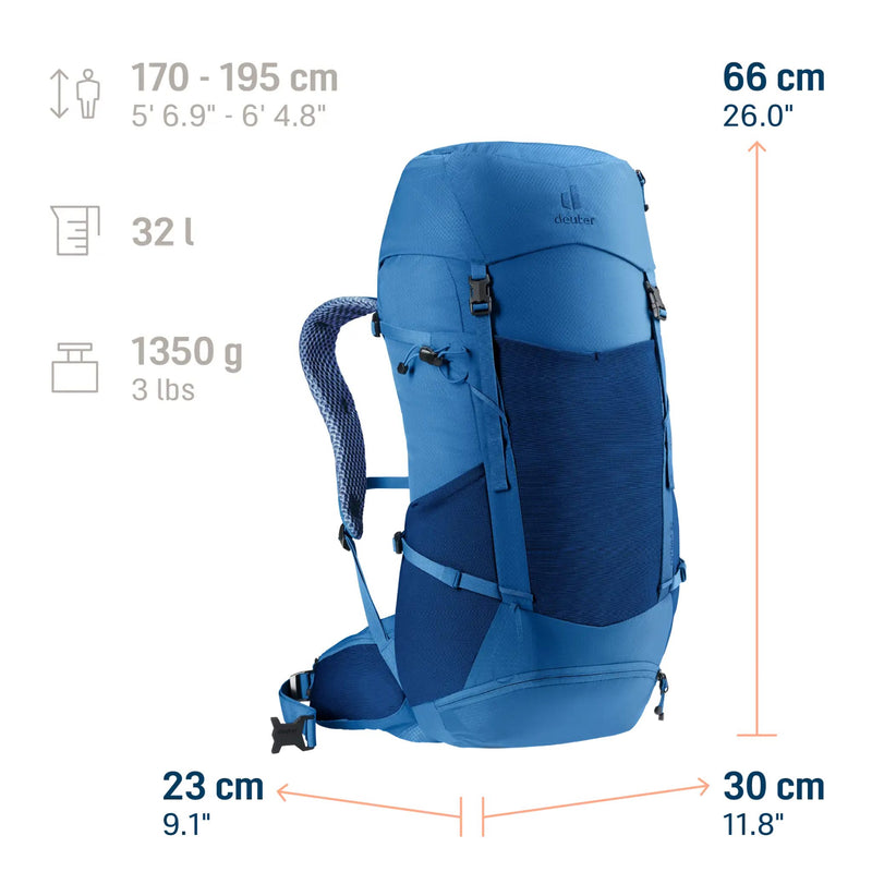 Futura 32 Deuter en color Nightblue / Baltic