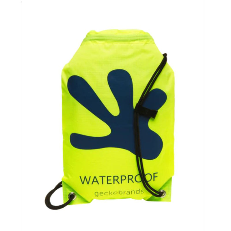 Bolso de Espalda Impermeable 10L Geckobrands Verde Neon Azul