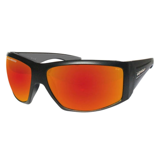 Lente Ahi Bomber Marco Negro Mate Lente Rojo Foam Gris