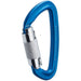 Mosquetón Aluminio NRS Sliq Seguro Automático 25 kN Bright Blue