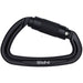 Mosquetón Aluminio NRS Sliq Seguro Automático 25 kN Black