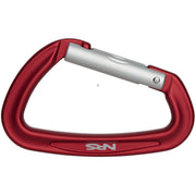 Mosquetón Aluminio NRS Sliq Straight 25 kN Red Silver