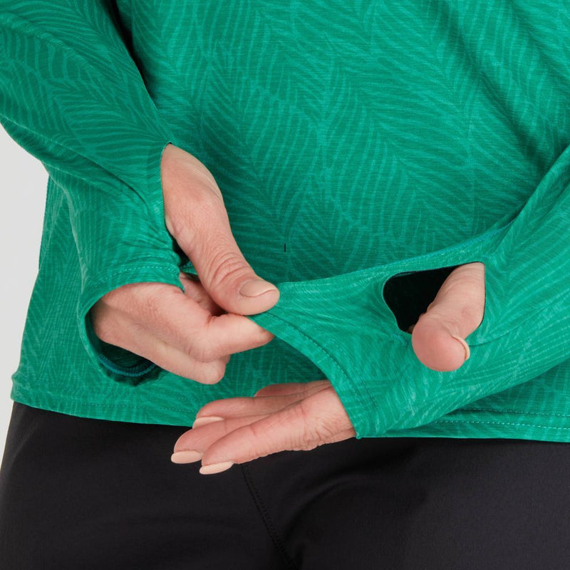 Camiseta Manga Larga Mujer NRS Silkweight 10115.05 Jade