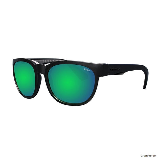 Lente Grom Bomber Marco Negro Mate Lente Verde Foam Gris