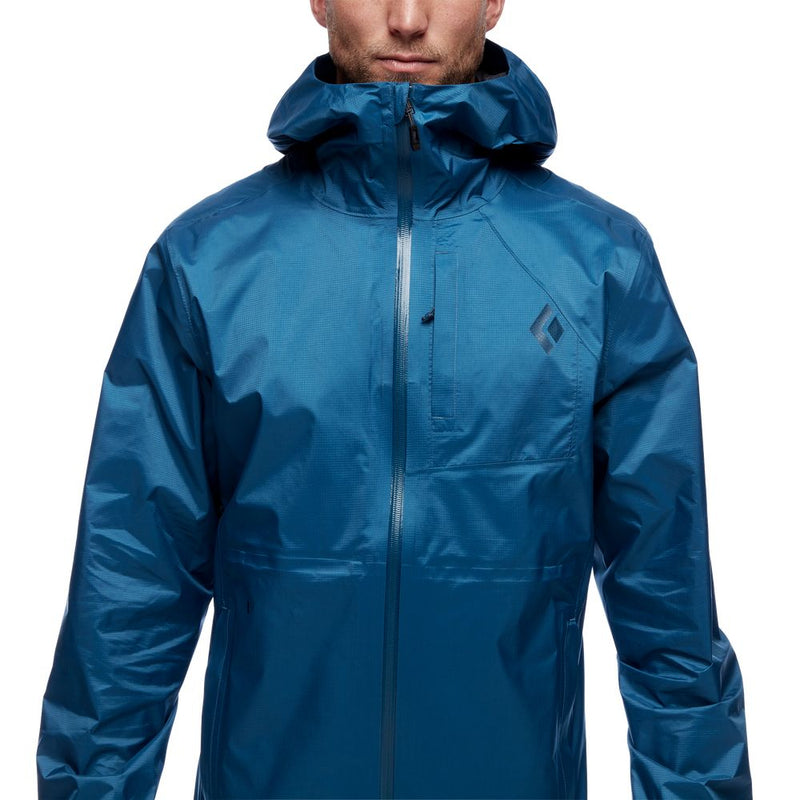 Jacket Black Diamond Treeline Rain Shell Hombre Indigo
