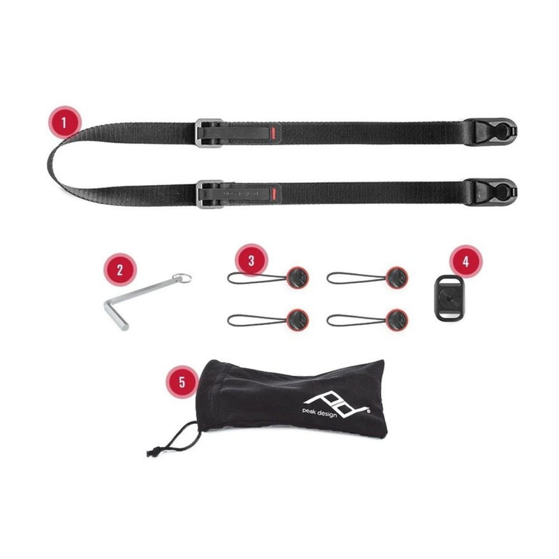 Correa para cámara (Leash) Peak Design Black