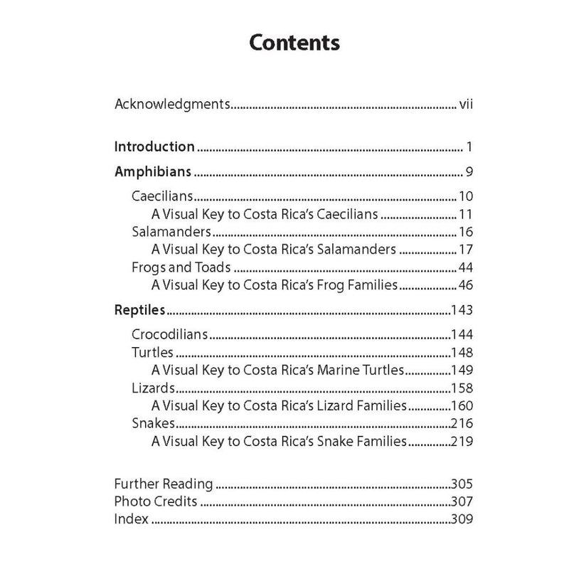 Guía de Anfibios y Reptiles de Costa Rica