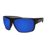 Lente Mana Bomber Marco Negro mate Lente Azul Foam Gris