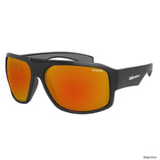 Lente Mega Bomber Marco Negro Mate Lente Rojo Foam Gris