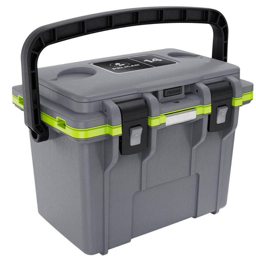 Hielera Pelican 14QT Gris Verde