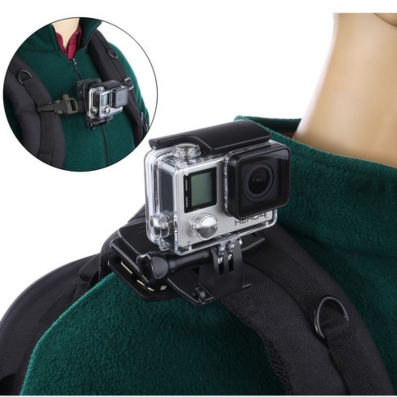 Soporte de prensa giratorio 360° para GoPro