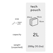 Organizador de viaje Tech Pouch Peak Design Charcoal