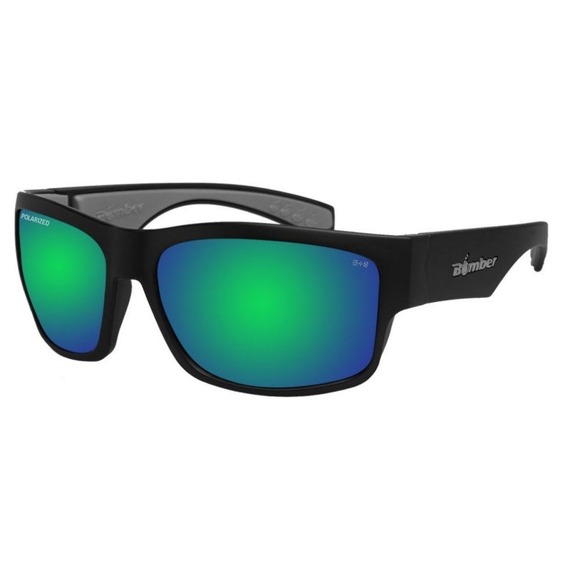 Lente Tiger Bomber Marco Negro Mate Lente Verde Foam Gris