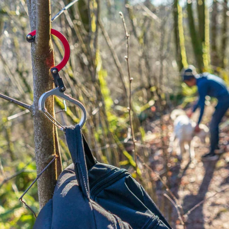 Mosquetón Heroclip Grande 45kg Gris y Negro