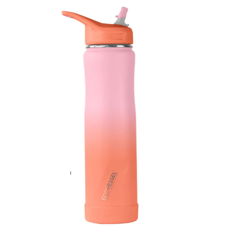 Botella Insulada EcoVessel The Summit 24 Oz (709ml) Coral Sands