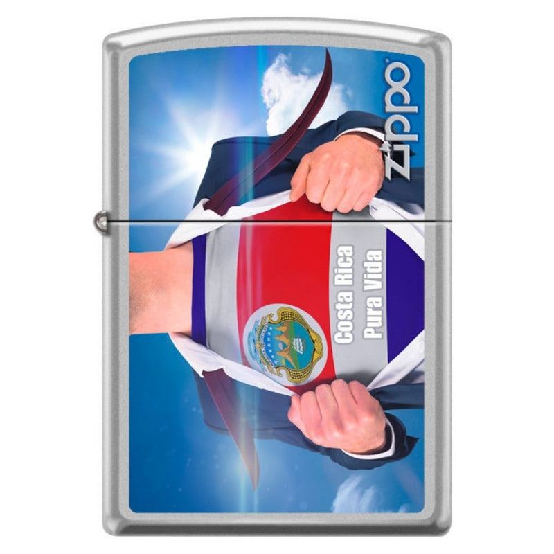 Encendedor Zippo Recargable Costa Rica Pura Vida