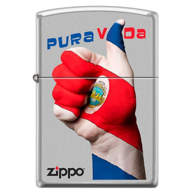 Encendedor Zippo Recargable Pura Vida CR