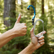 Mosquetón Heroclip Grande 45kg Gris y Negro