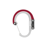 Mosquetón Heroclip Grande 45kg Rojo y Plata